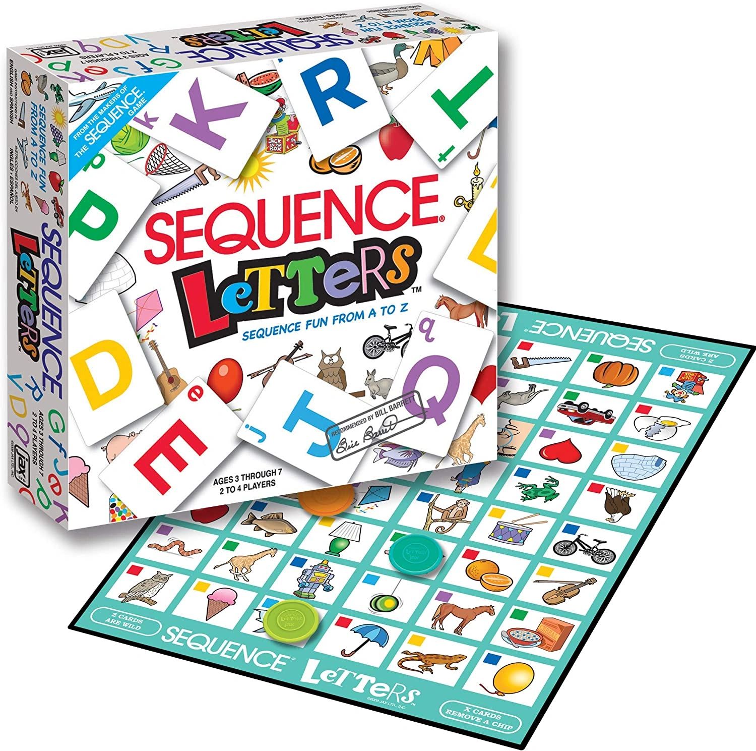 Sequence Letters Board Game Play For New Readers